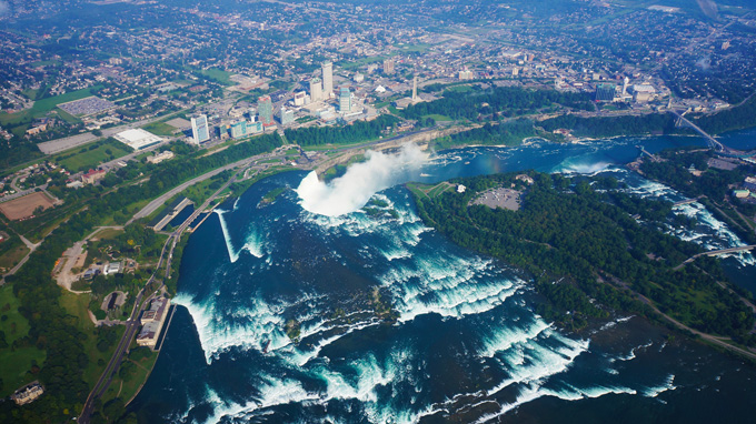 how was Niagara Falls formed